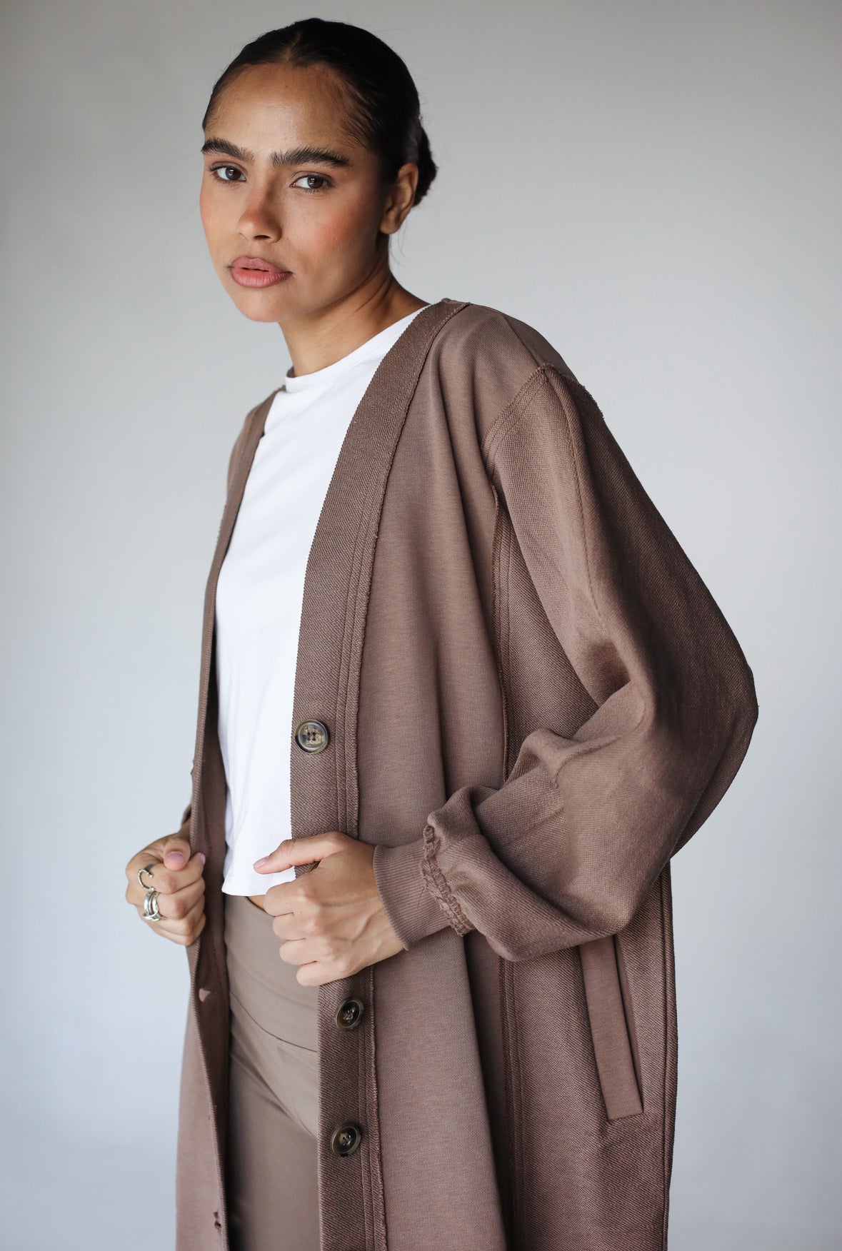 Most wanted cardigan in light brown