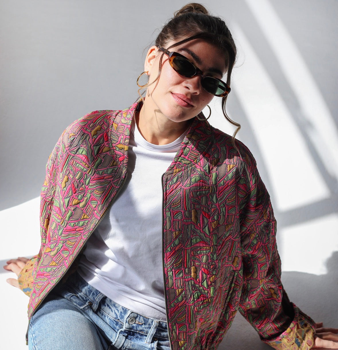 Not so basic - Statement patterned jacquard jacket