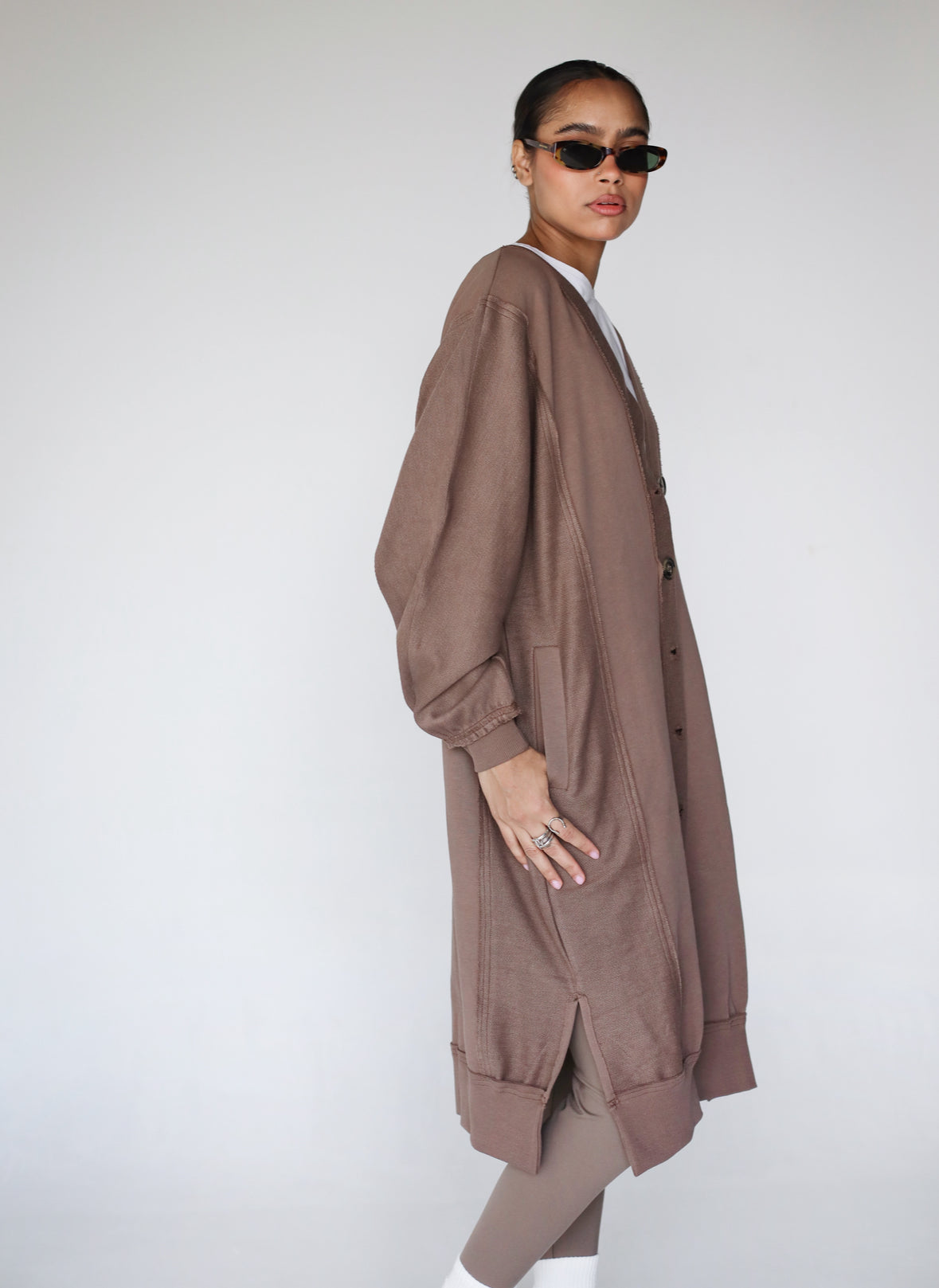 Most wanted cardigan in light brown