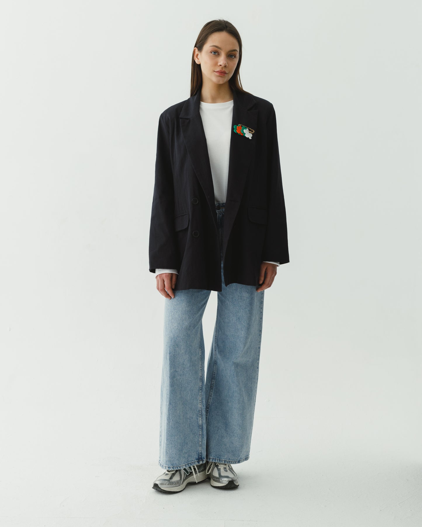 Boyfriend linen blazer