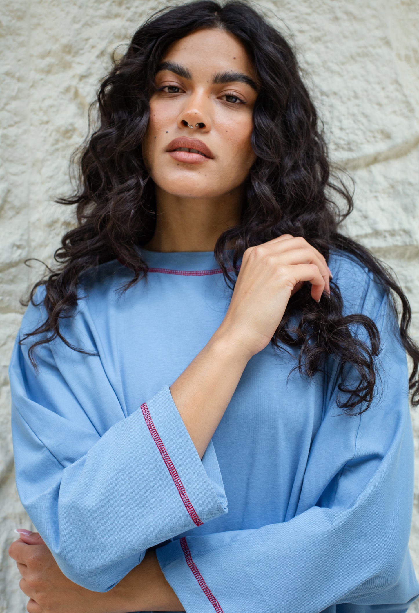 Muse Asymmetrical shirt in Blue