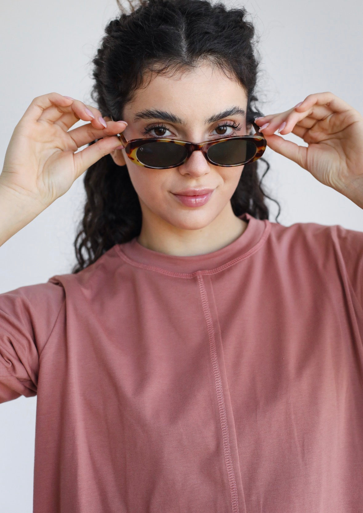 Long sleeve basic in cashmere