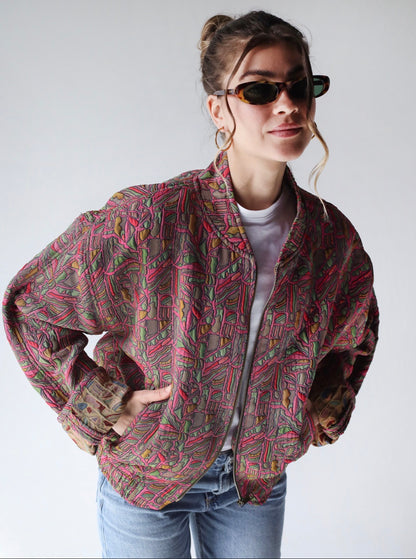 Not so basic - Statement patterned jacquard jacket