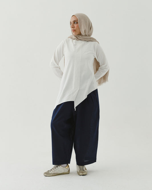 High low white basic