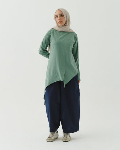 High low olive basic