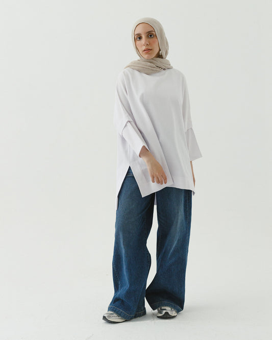 Dotted whitetop with slits