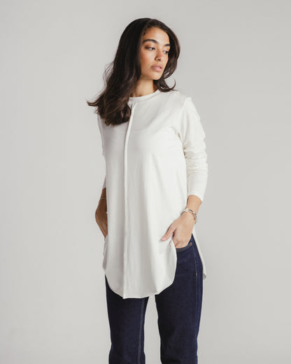 Long Sleeve Basic in White