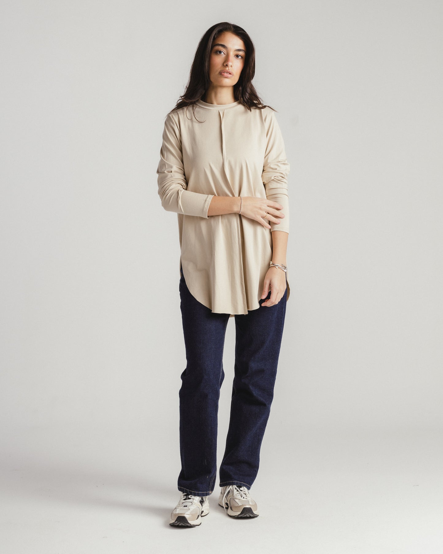 Long Sleeve Basic in Beige