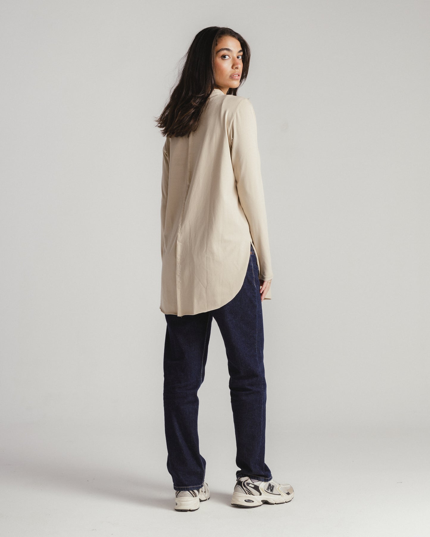 Long Sleeve Basic in Beige