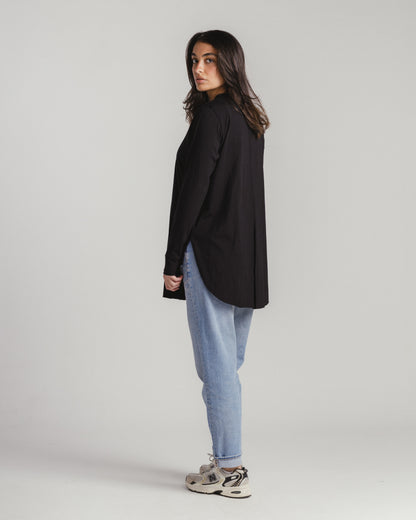 Long Sleeve Basic in Black