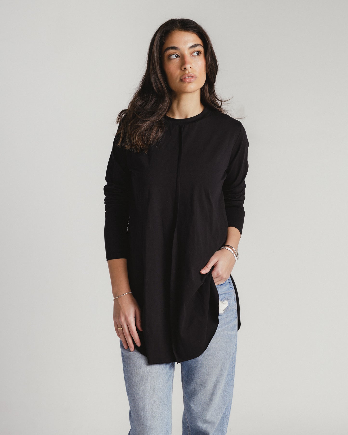 Long Sleeve Basic in Black