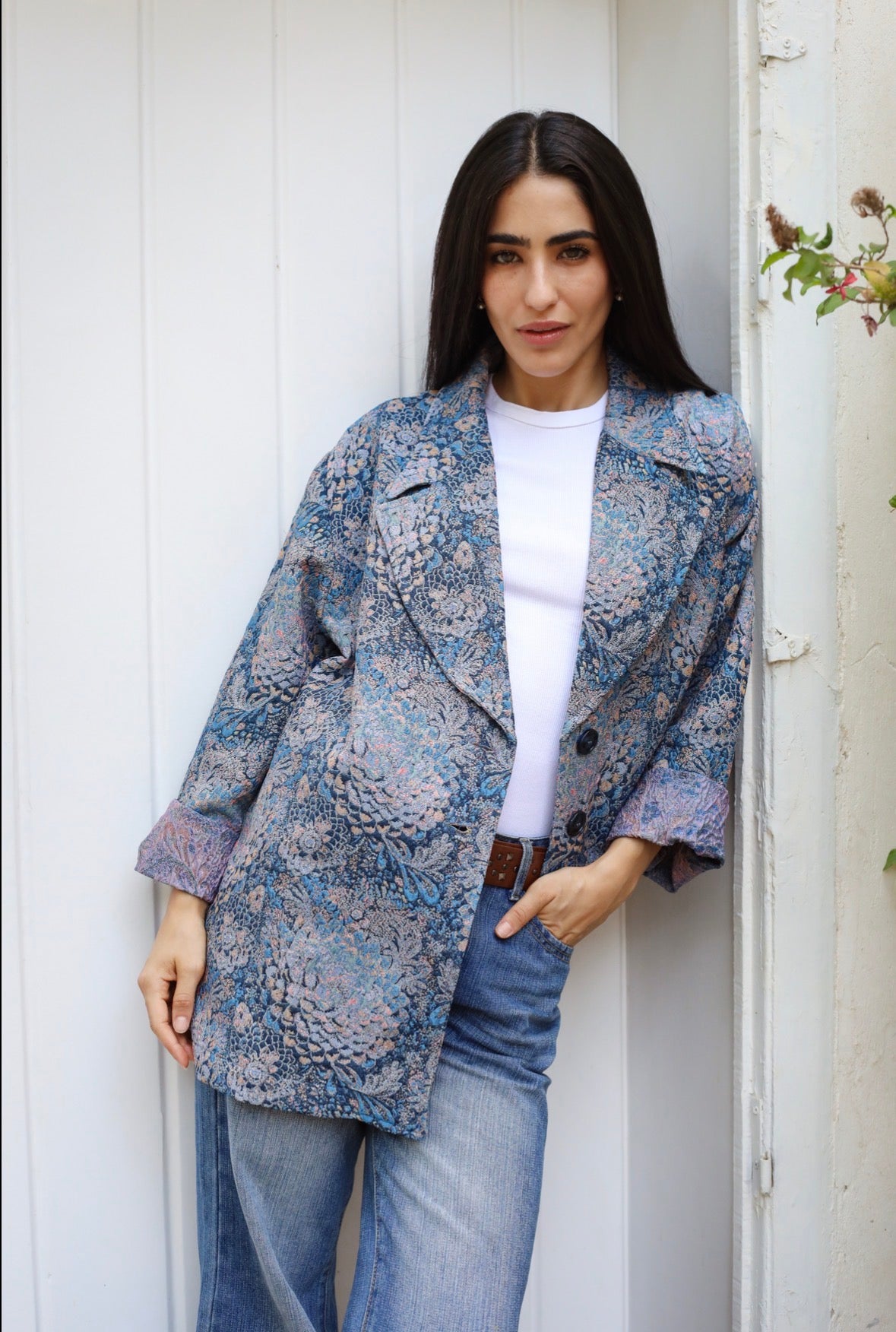 Not so basic - Offset blue blazer