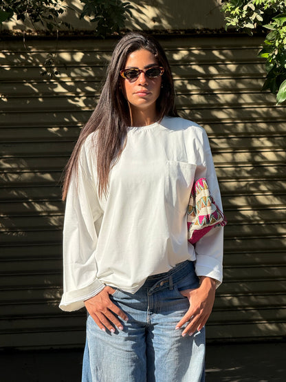 The Breeze top in white