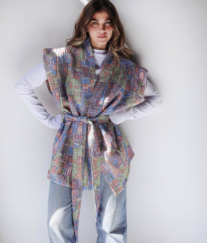 Not so basic - Jacquard houses vest