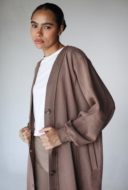 Most wanted cardigan in light brown