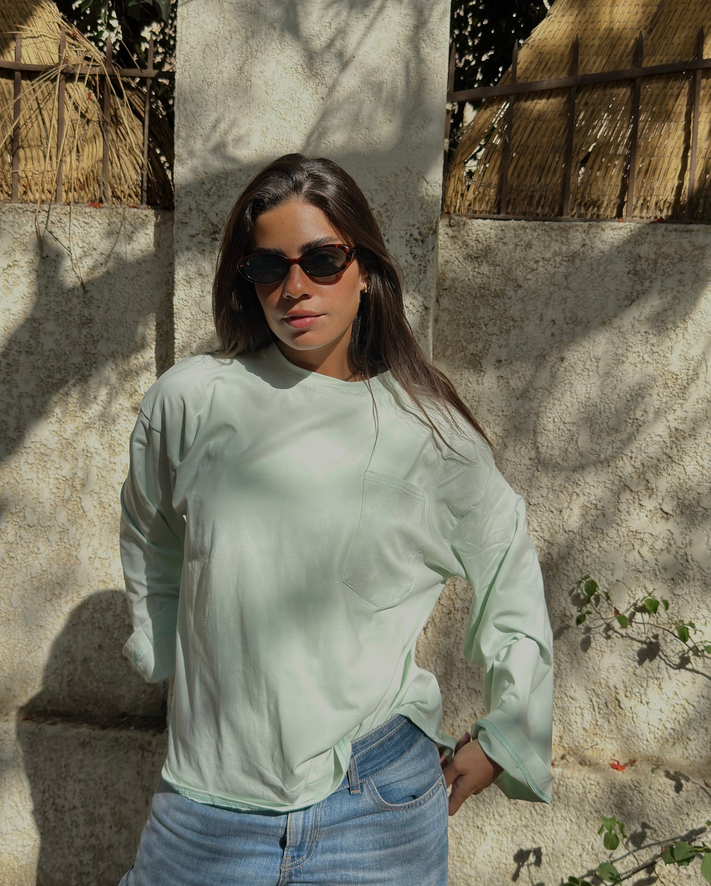 The Breeze top in lime