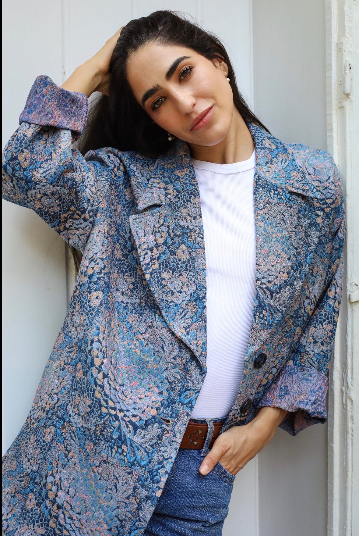 Not so basic - Offset blue blazer