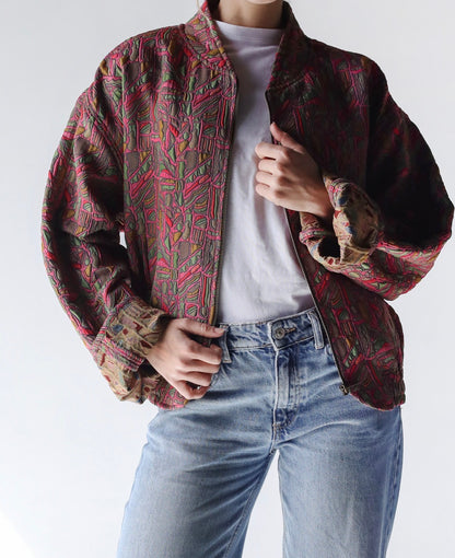 Not so basic - Statement patterned jacquard jacket