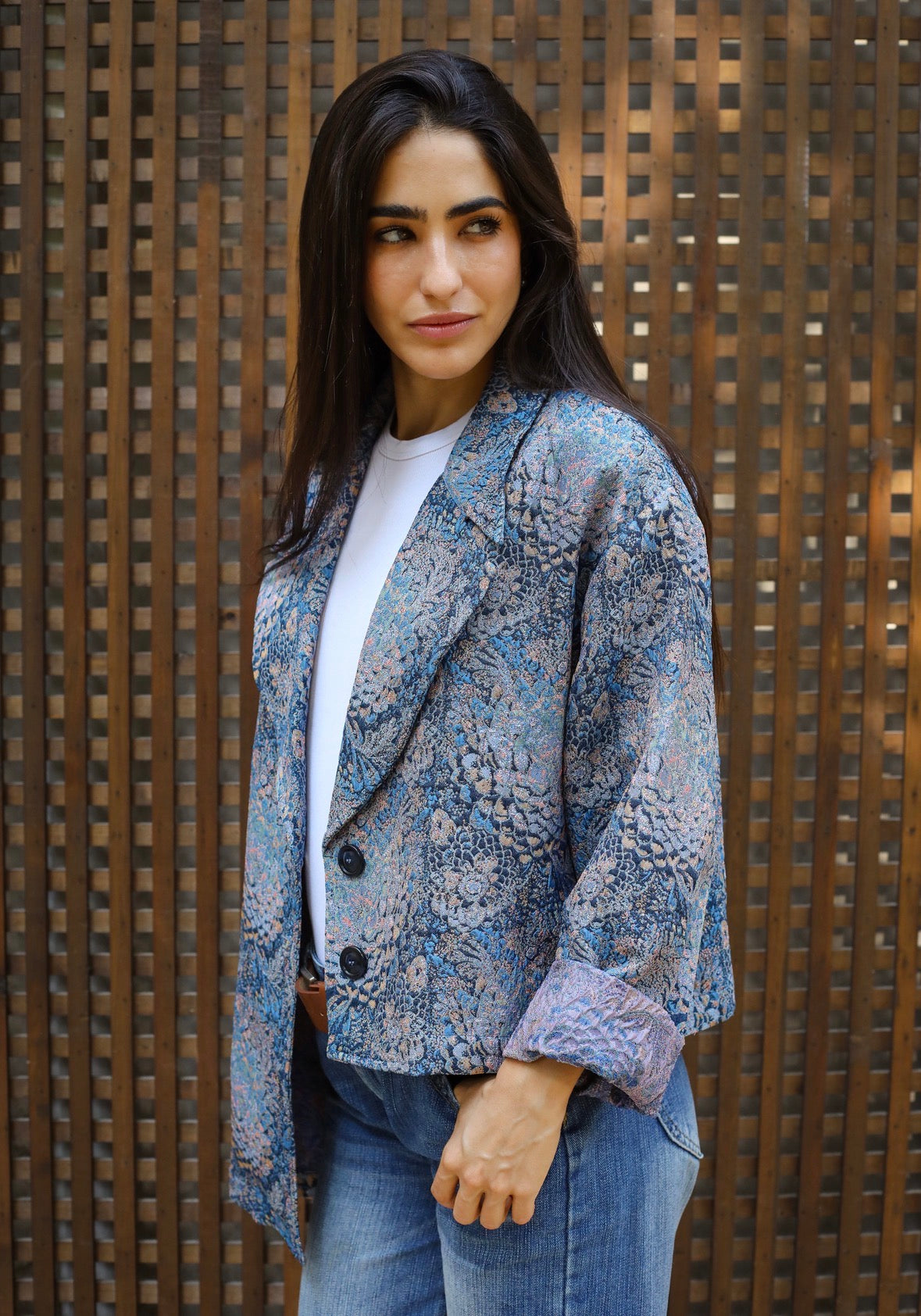 Not so basic - Offset blue blazer