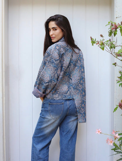 Not so basic - Offset blue blazer
