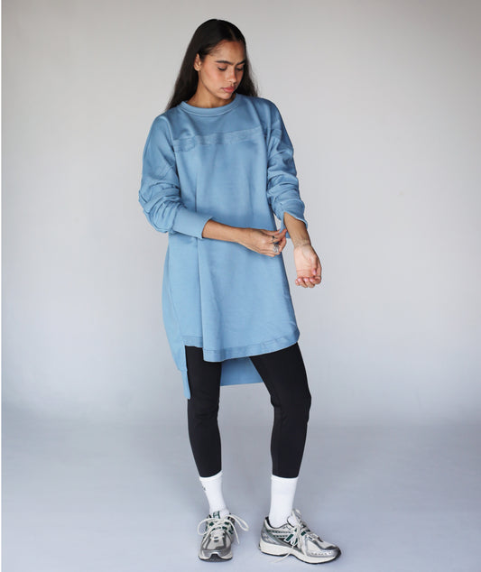 Girly girl sweatshirt in light blue