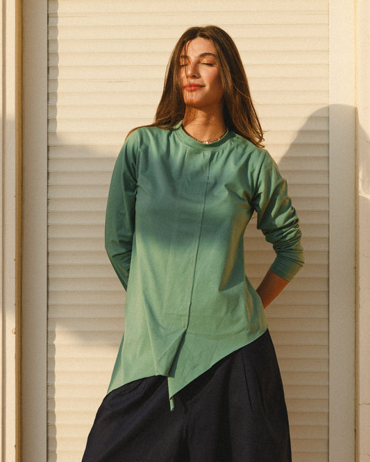 High low olive basic