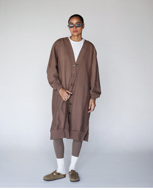 Most wanted cardigan in light brown