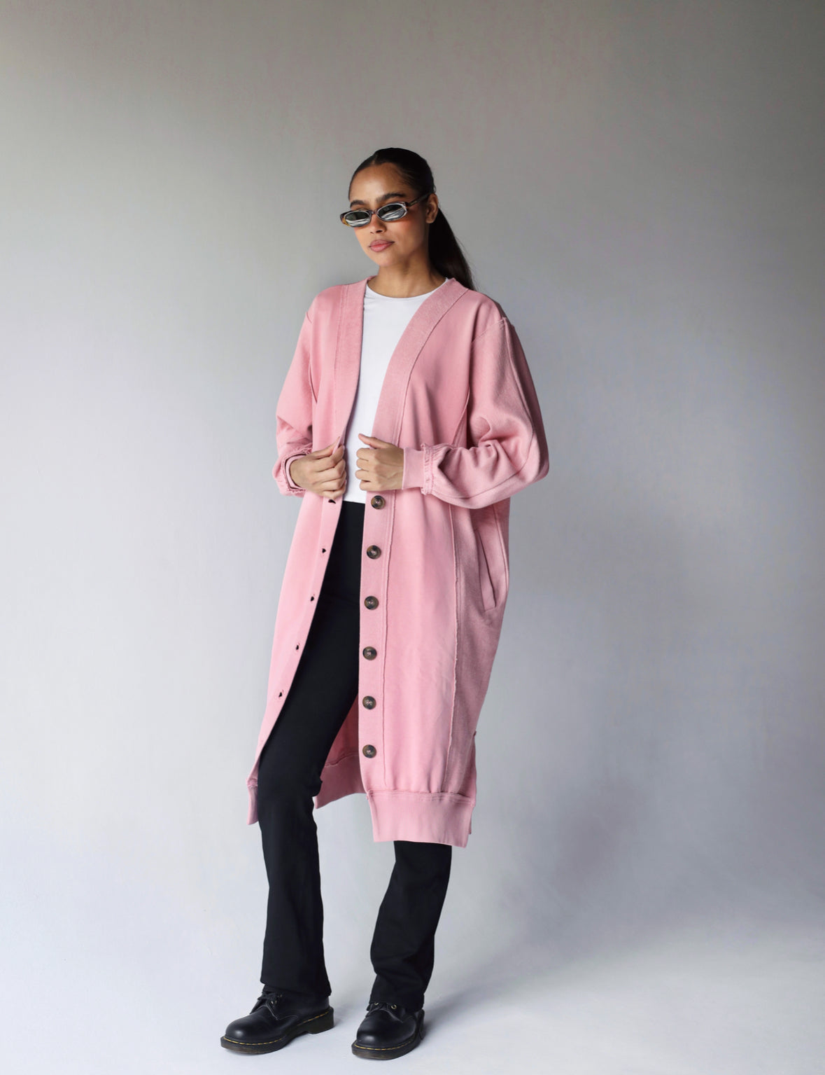Most wanted cardigan in cashmere pink