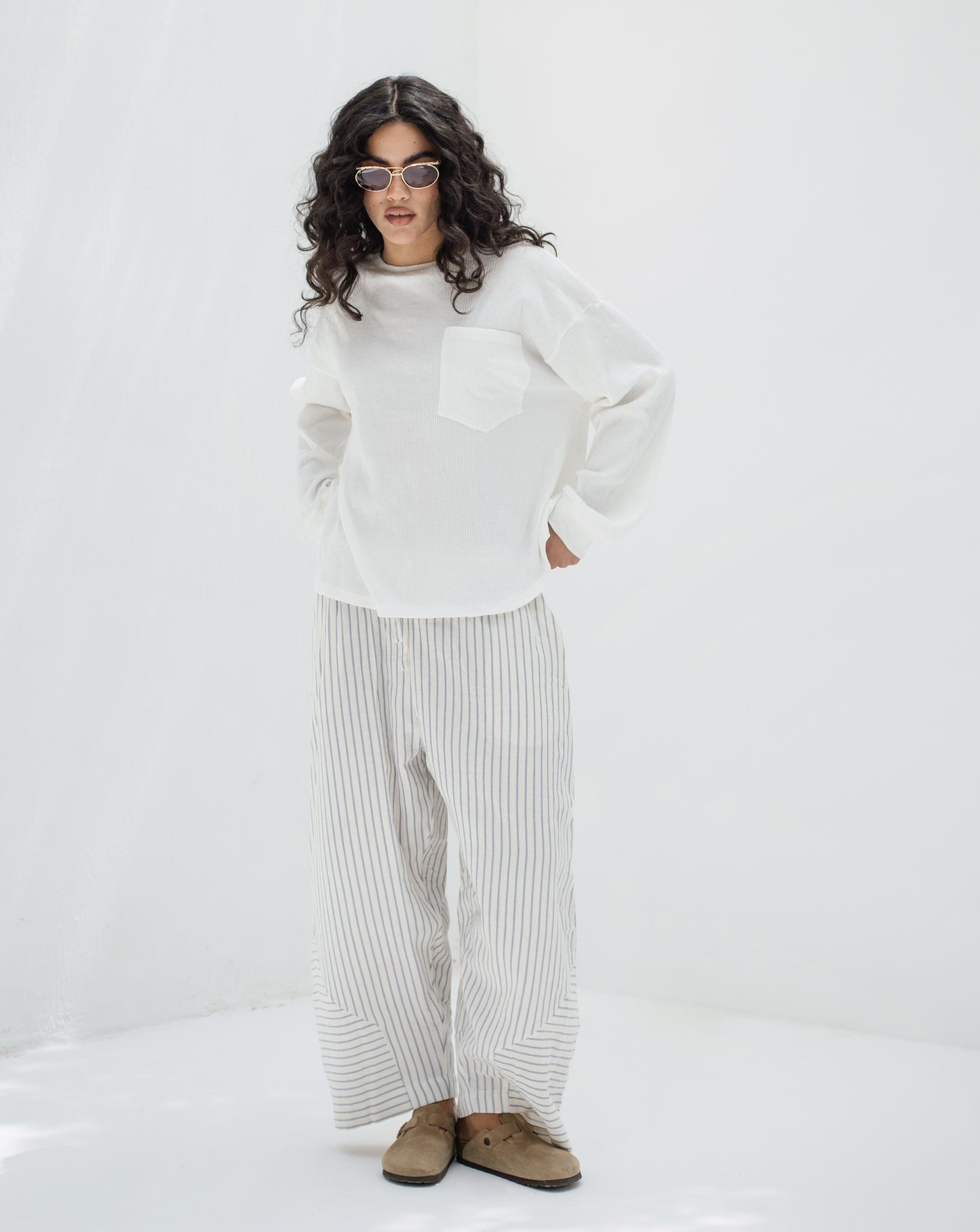 The Breeze top in white