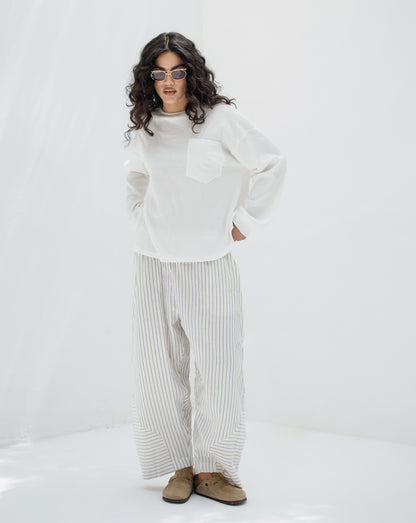 The Breeze top in white