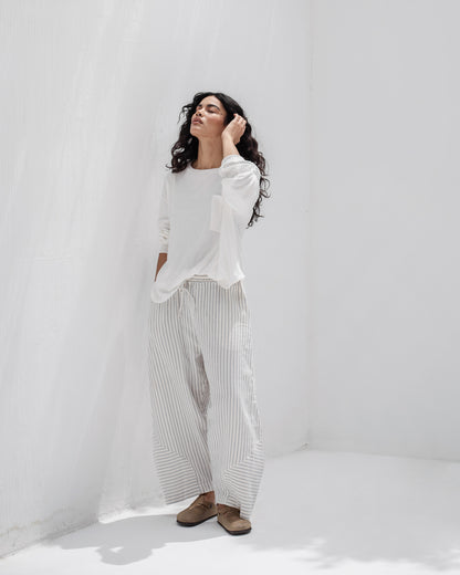 Salt stripe pants