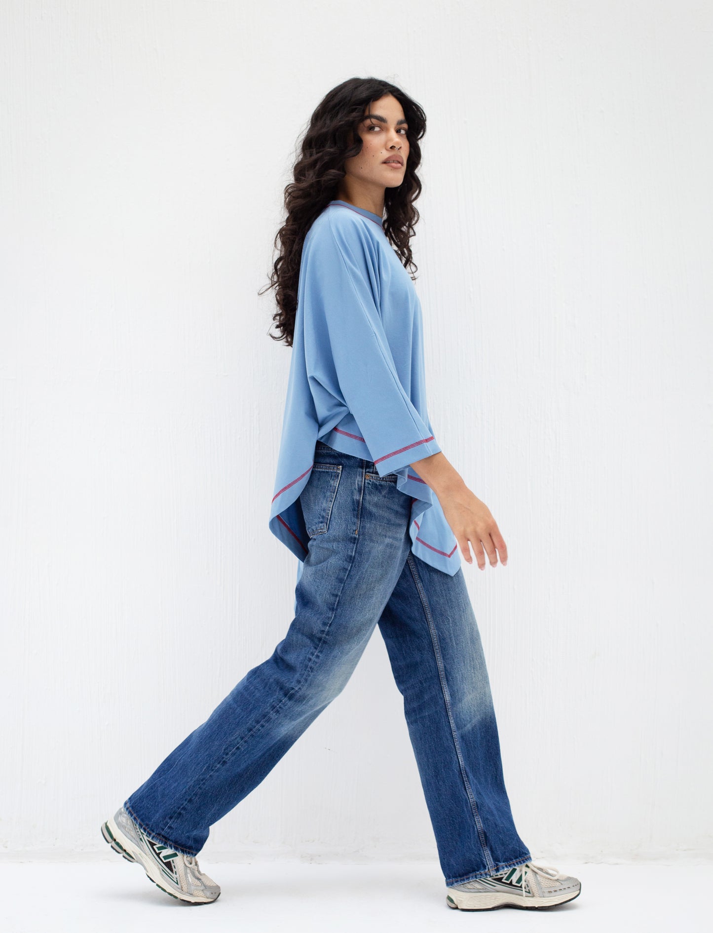 Muse Asymmetrical shirt in Blue