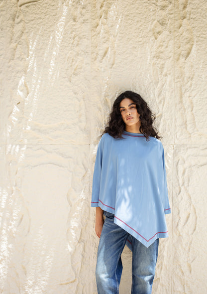 Muse Asymmetrical shirt in Blue