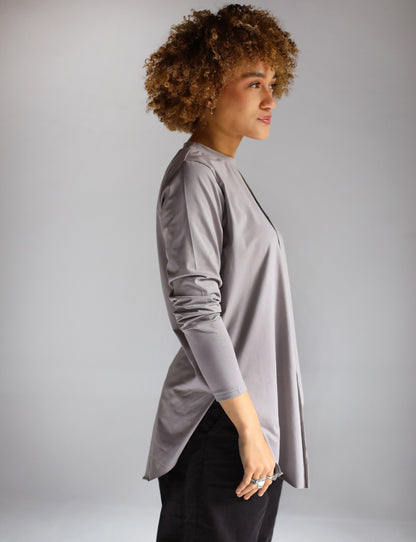 Long Sleeve Basic in Grey