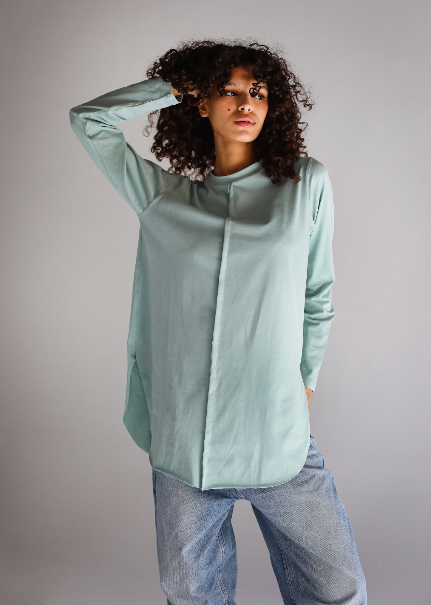 Long Sleeve Basic in Mint