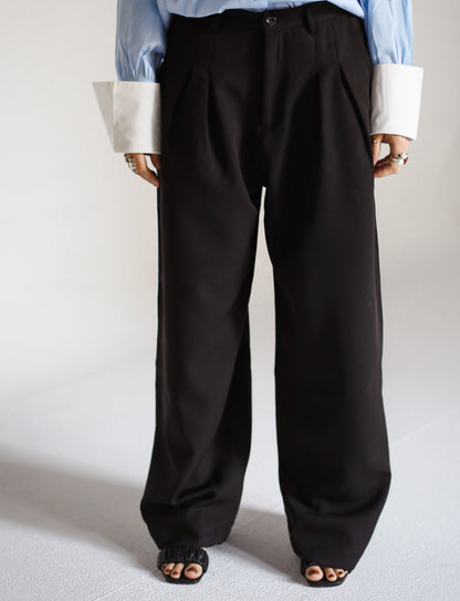 WIDE-LEG TROUSERS WITH DART DETAILS - LIMITED EDITION